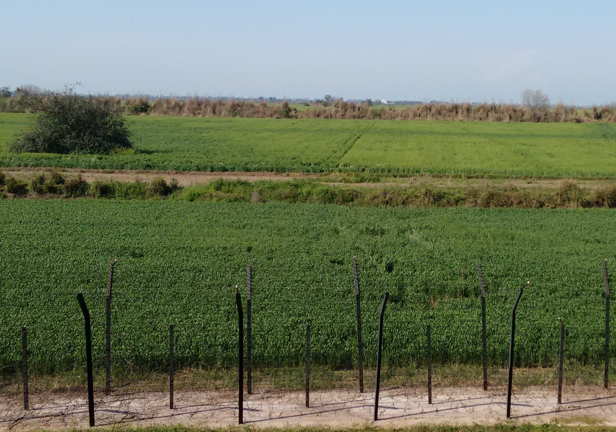 At the border of Pakistan