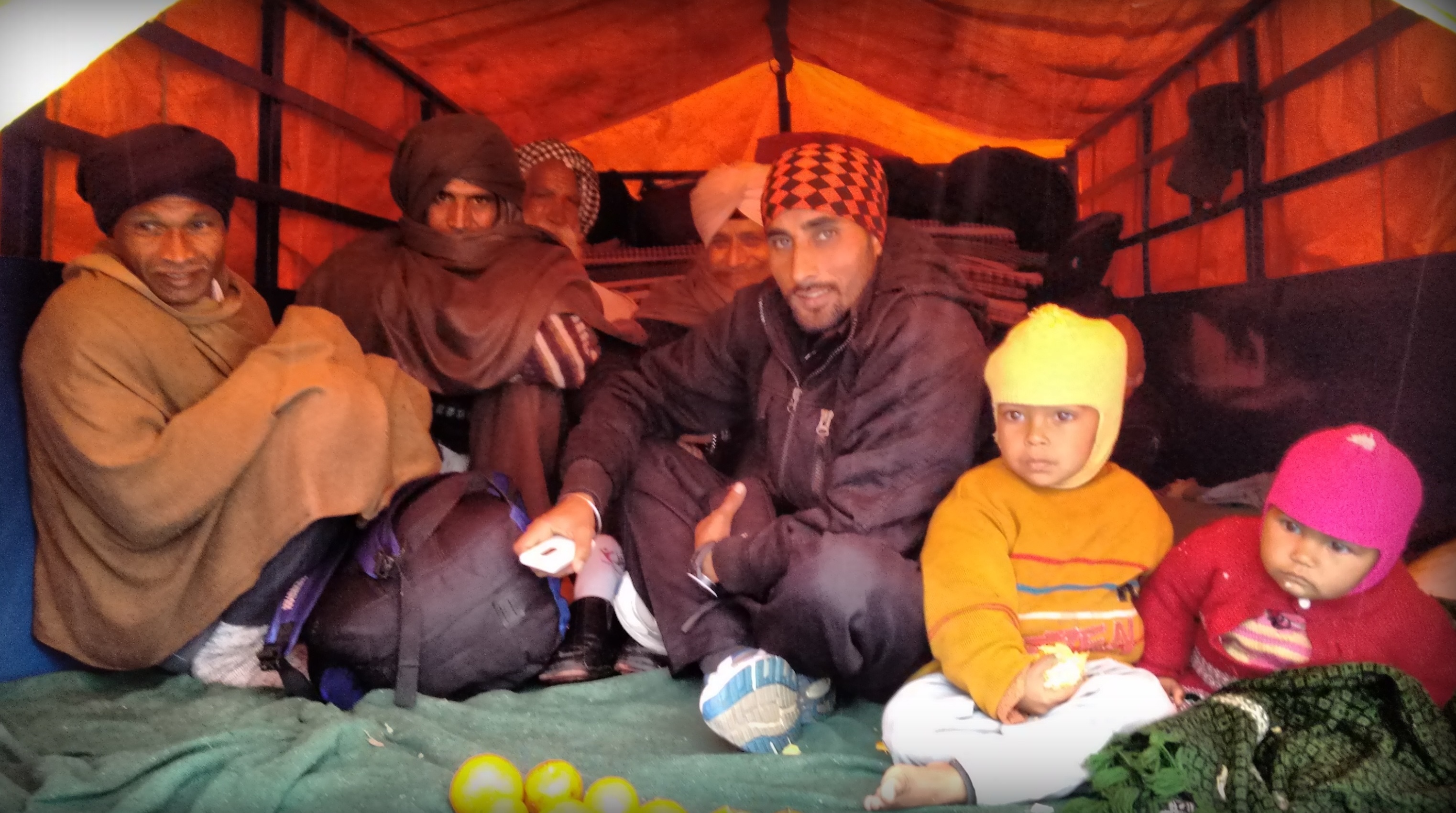 The journey with the religious battalion