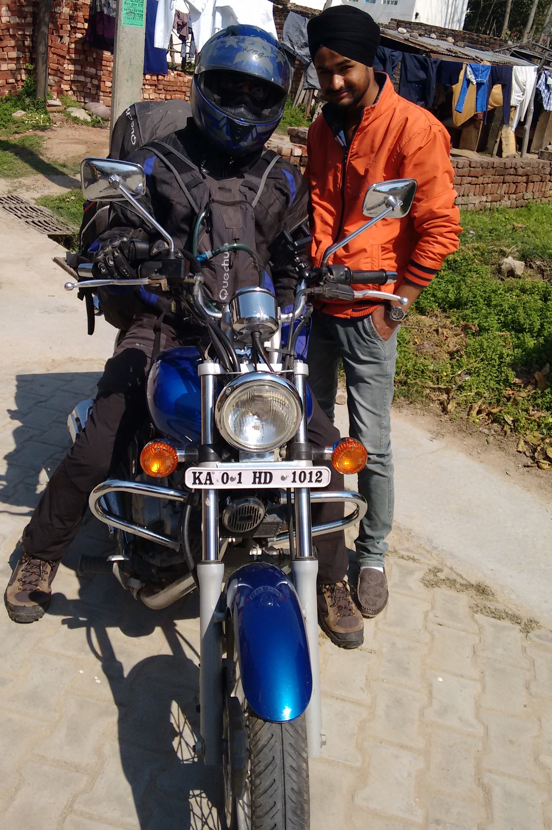 In my ninja gear with Lovely