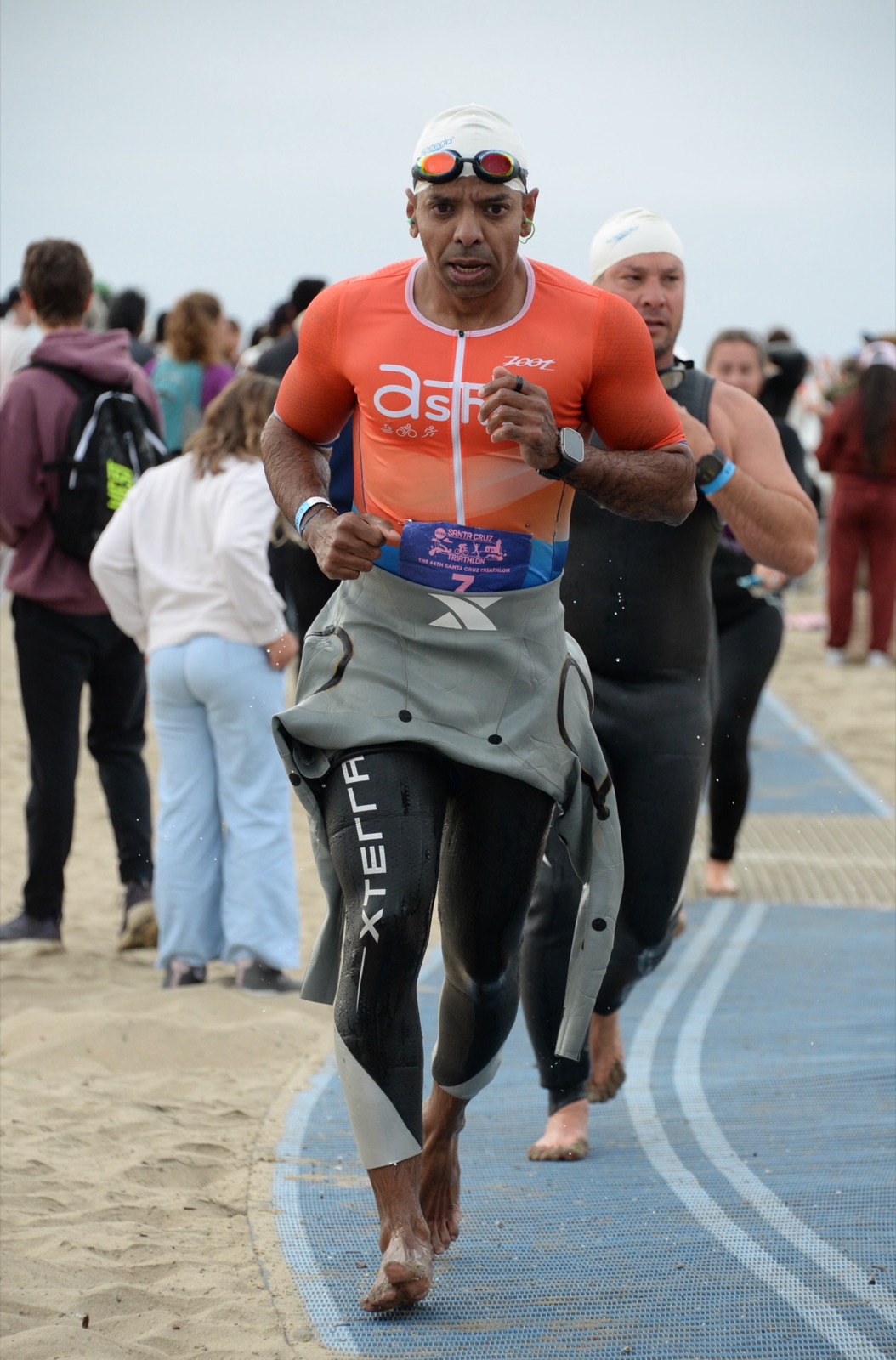 September 2026 Santa Cruz Triathlon swim exit
